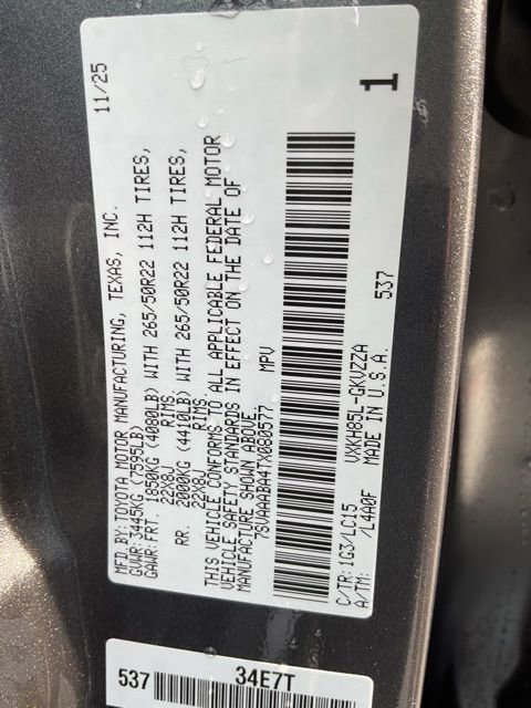 New 2026 Toyota Sequoia Capstone image 24