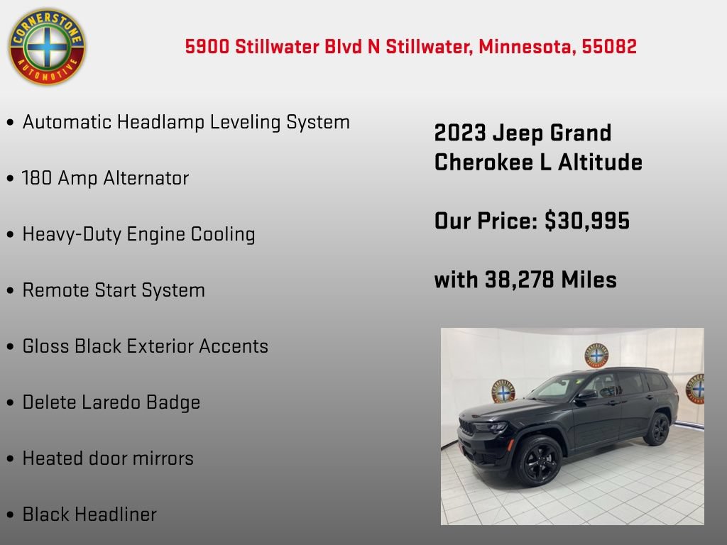 Used 2023 Jeep Grand Cherokee L Laredo AWD/4WD image 30