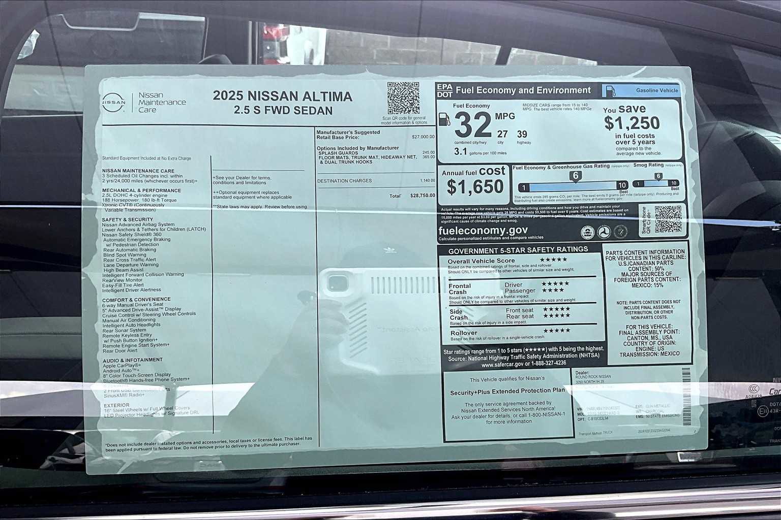 New 2025 Nissan Altima 2.5 S image 19