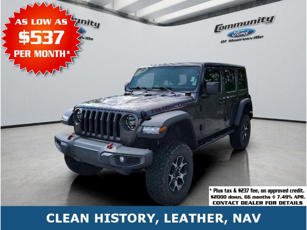Used 2019 Jeep Wrangler Unlimited Rubicon AWD/4WD image 1