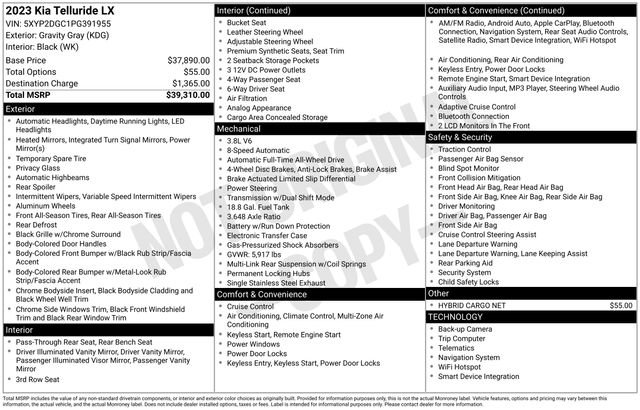 Used 2023 Kia Telluride LX image 14