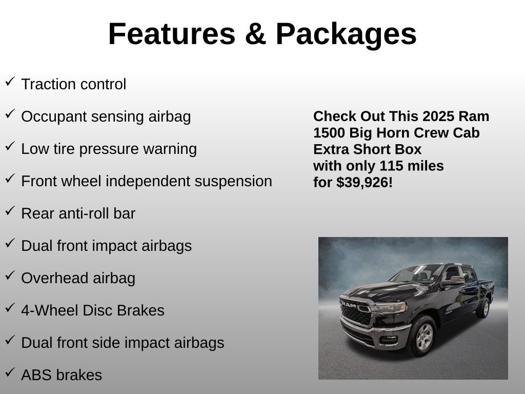 Used 2025 RAM 1500 Big Horn image 8