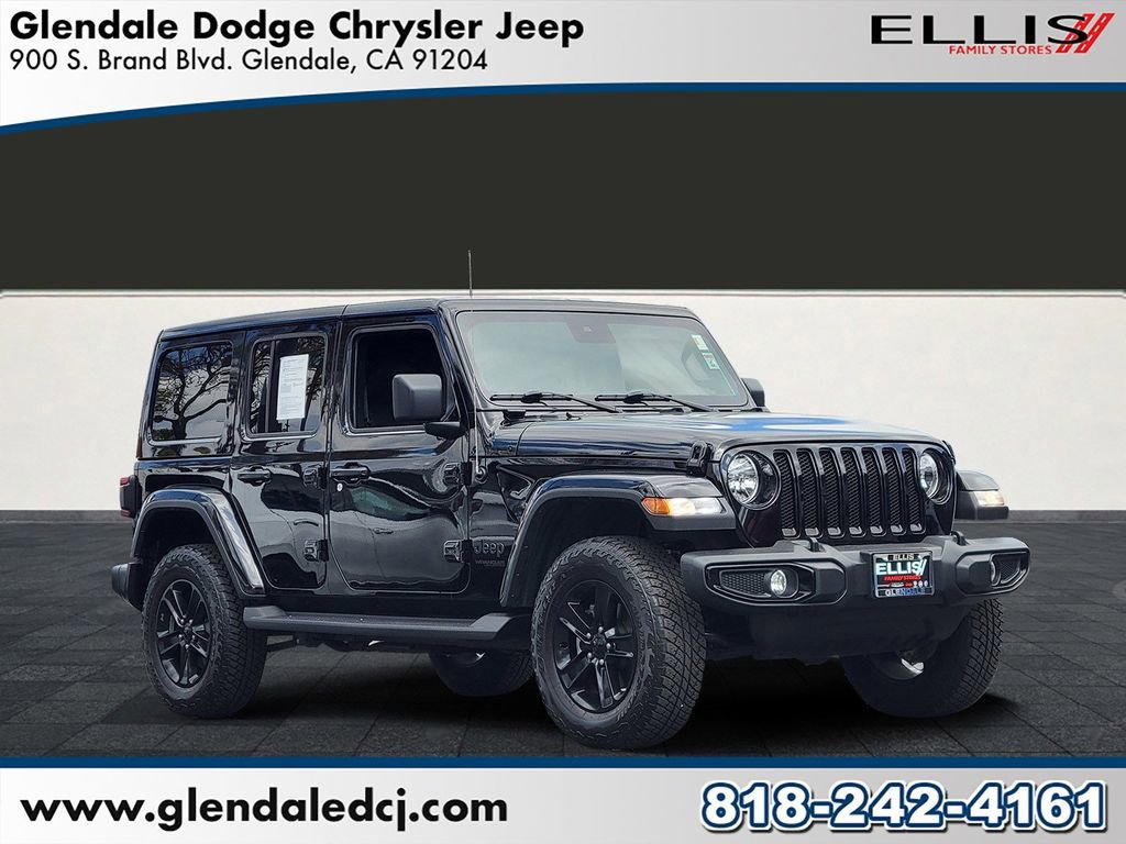 Used 2022 Jeep Wrangler Unlimited Sahara image 1