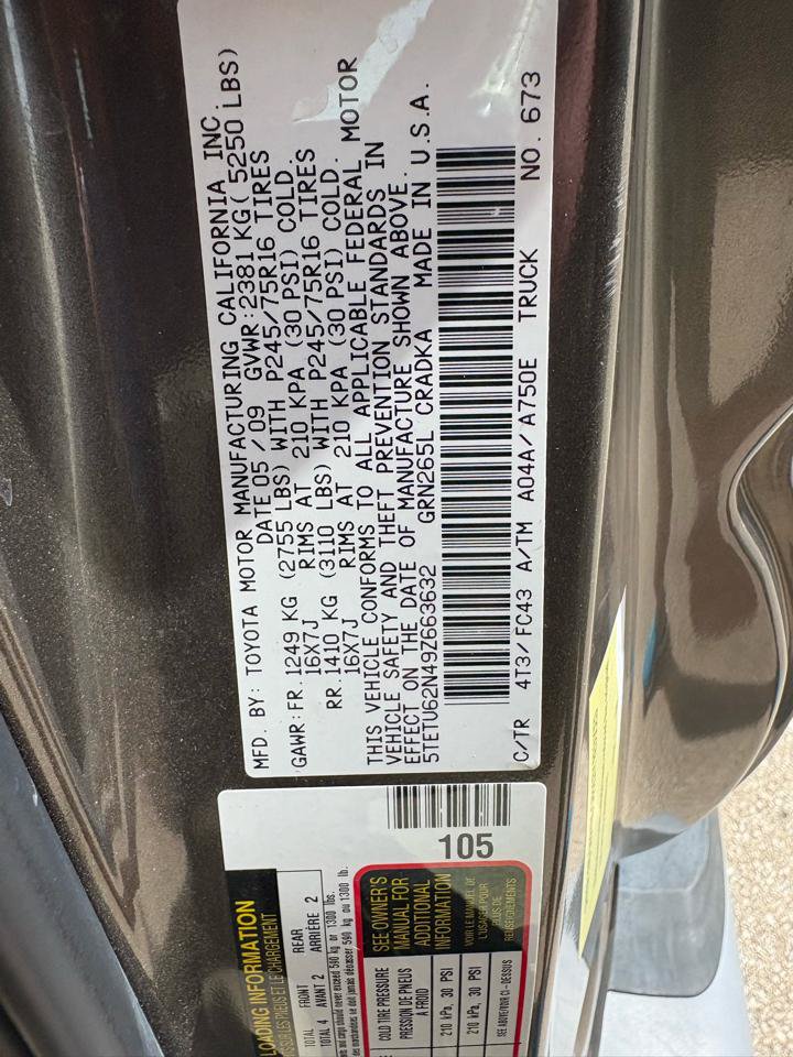 Used 2009 Toyota Tacoma PreRunner RWD image 17