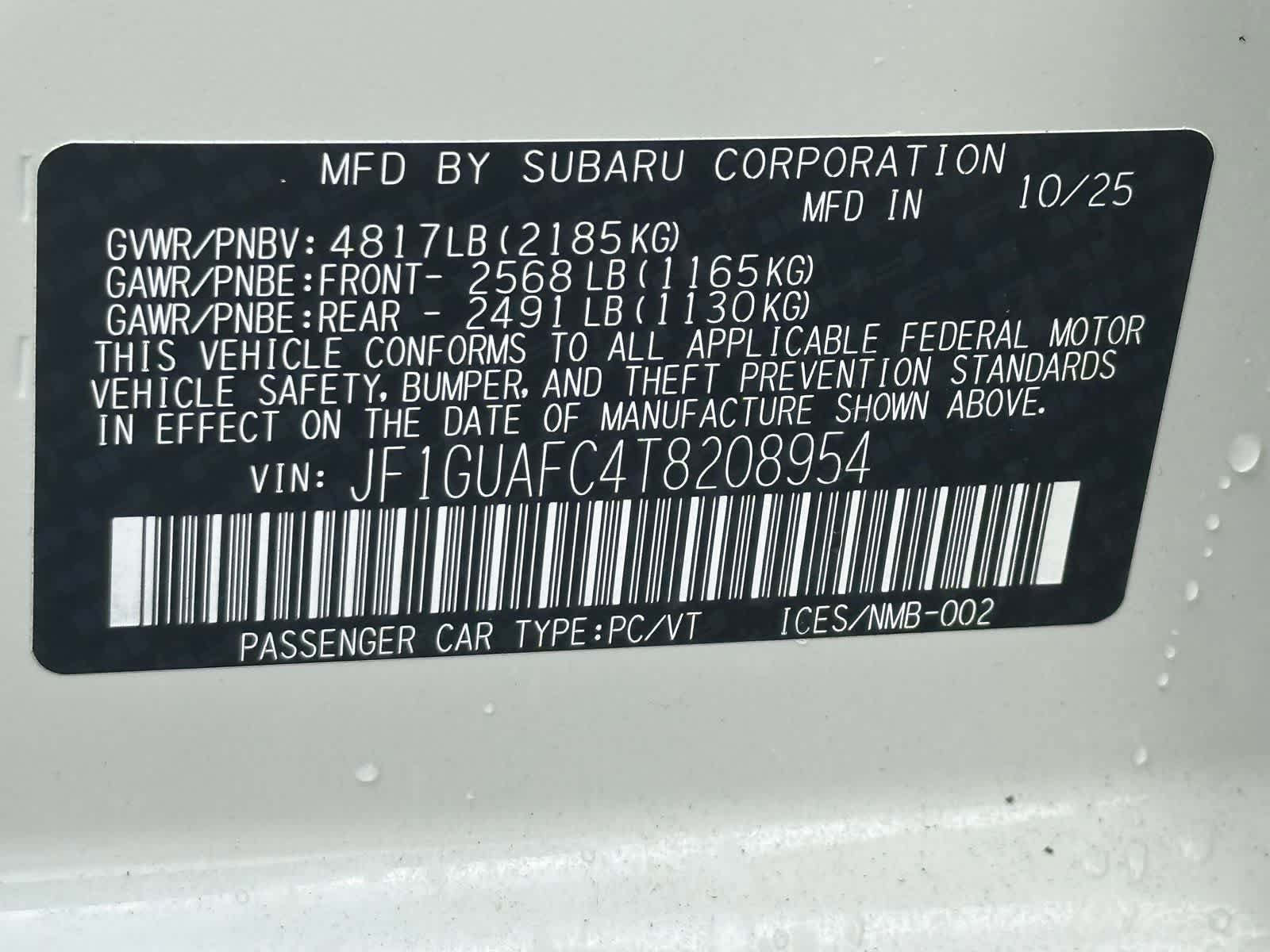 New 2026 Subaru Impreza 2.0i Sport AWD/4WD image 26