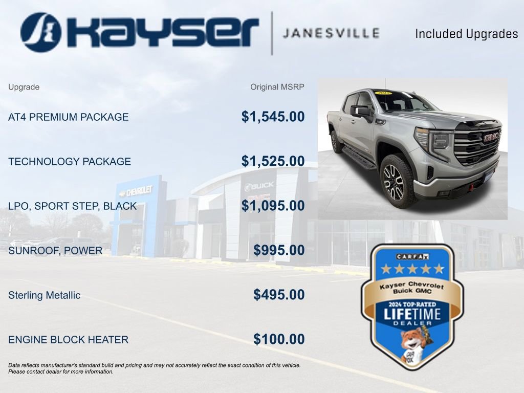 Certified 2025 GMC Sierra 1500 AT4 w/ AT4 Premium Package image 2