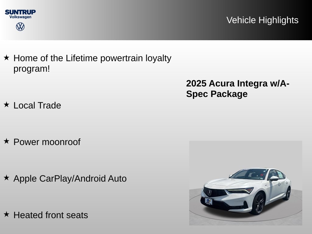Used 2025 Acura Integra A-Spec FWD image 8