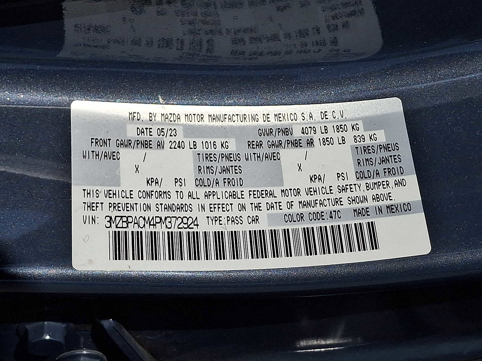 Used 2023 MAZDA MAZDA3 s FWD image 25