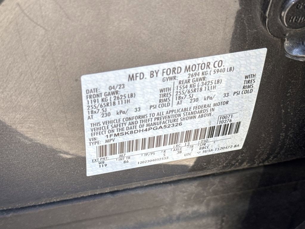 Used 2023 Ford Explorer XLT AWD/4WD image 27
