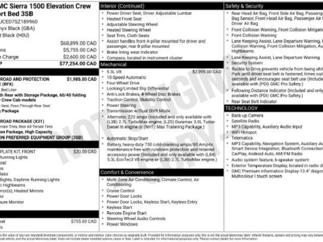 Used 2025 GMC Sierra 1500 Elevation AWD/4WD image 52