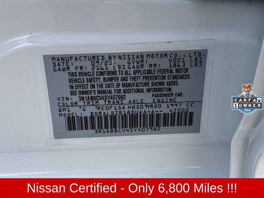 Certified 2025 Nissan Sentra SV w/ All-Weather Package image 21