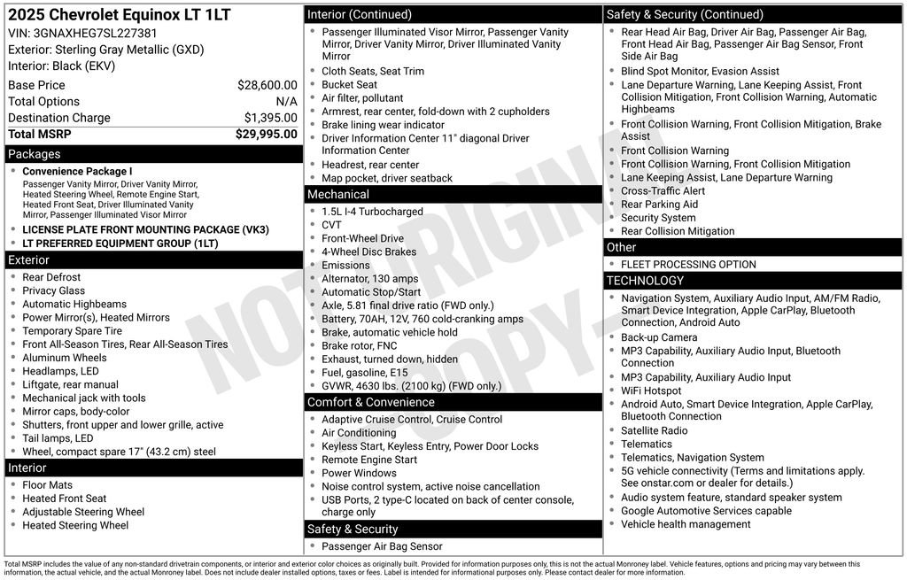 Used 2025 Chevrolet Equinox LT FWD image 4
