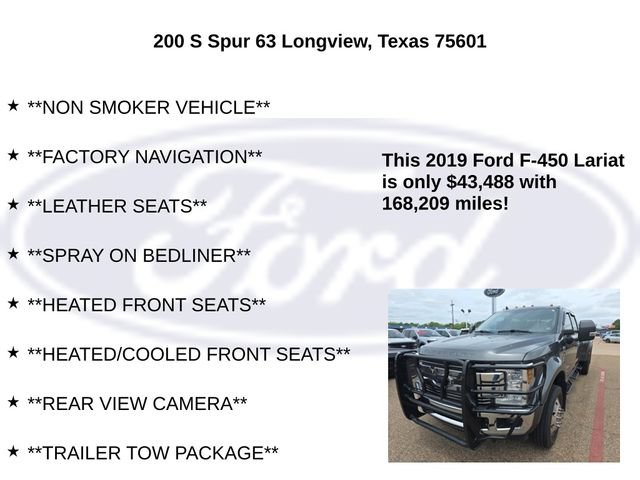 Used 2019 Ford F450 Lariat w/ Lariat Value Package AWD/4WD image 15