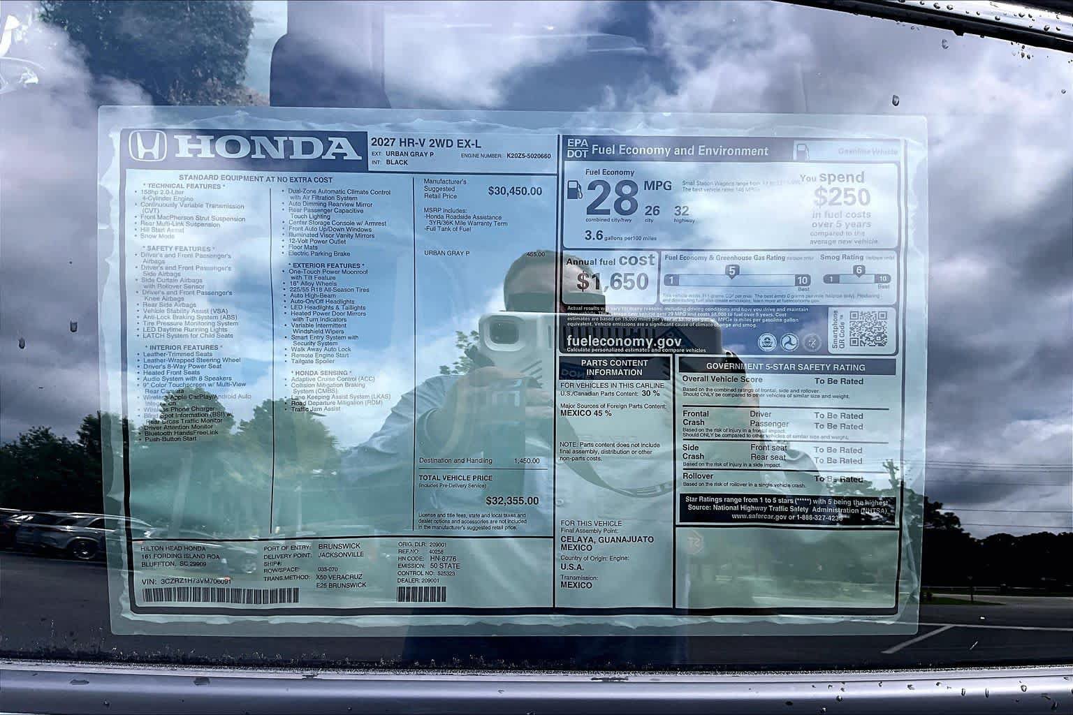 New 2027 Honda HR-V EX-L image 18