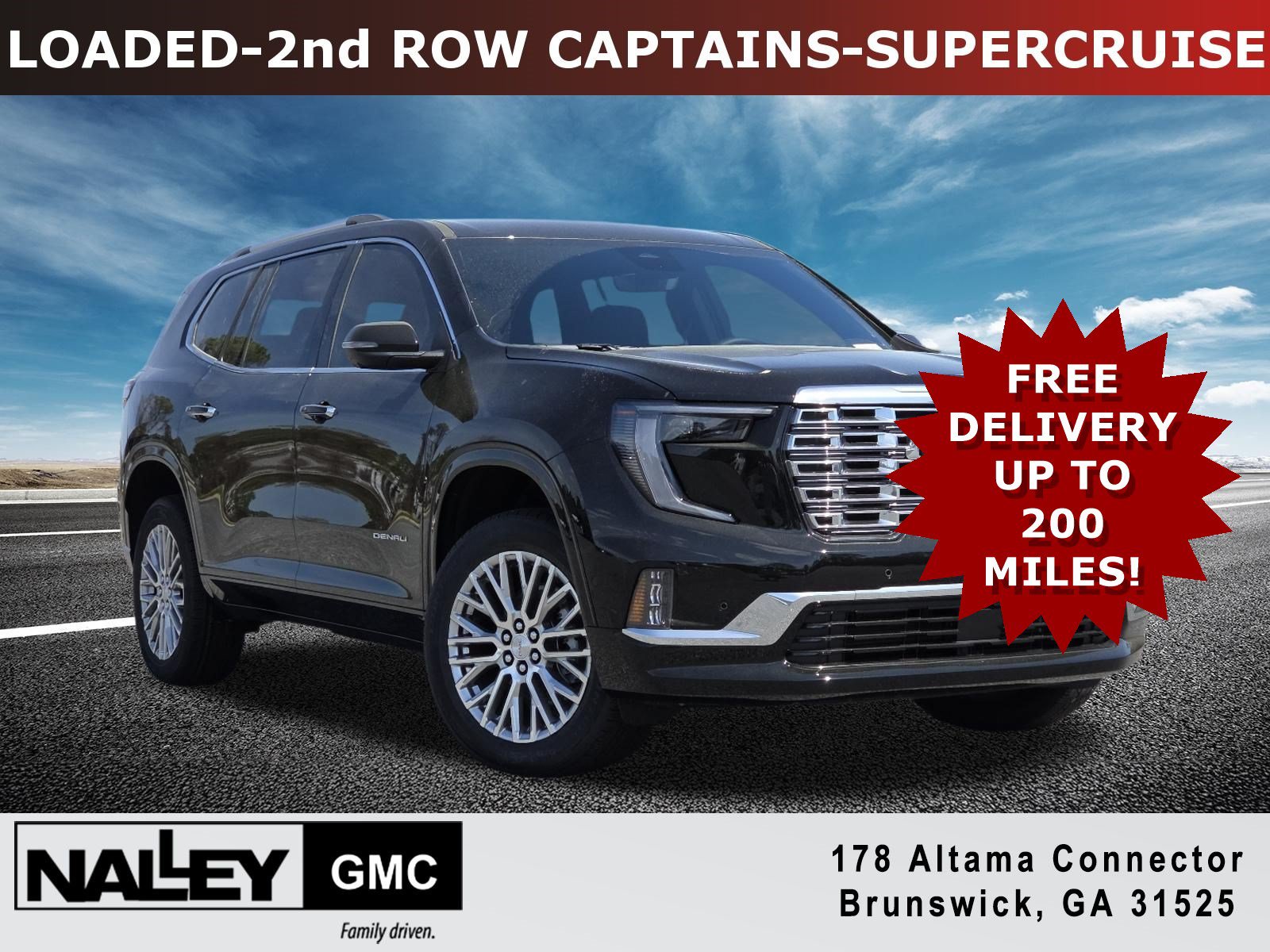 New 2026 GMC Acadia Denali w/ Super Cruise Package