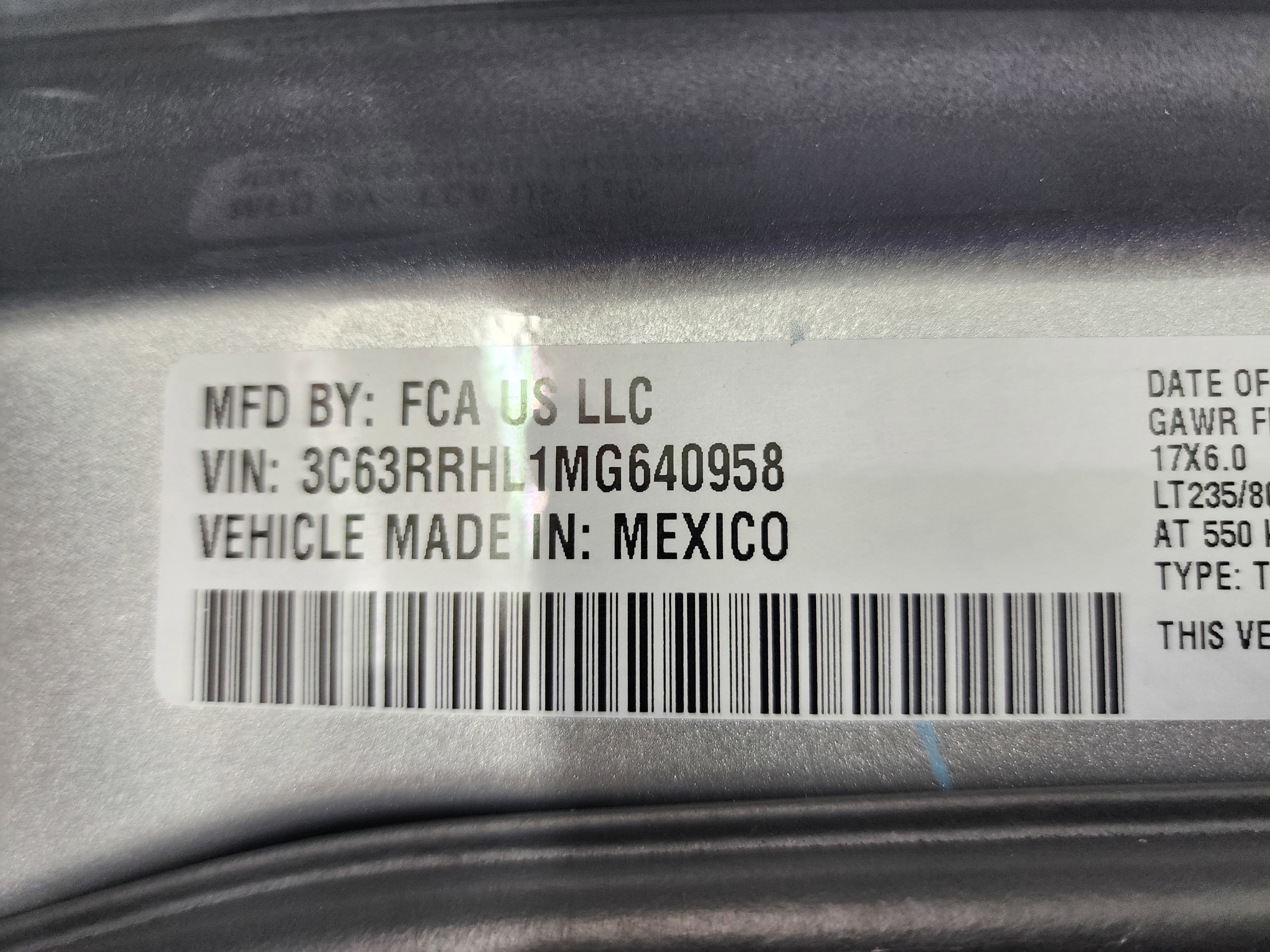 Used 2021 RAM 3500 Big Horn w/ Level B Equipment Group image 59