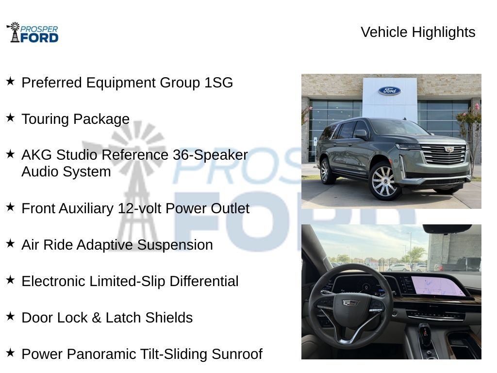 Used 2023 Cadillac Escalade ESV Premium Luxury Platinum AWD/4WD image 5