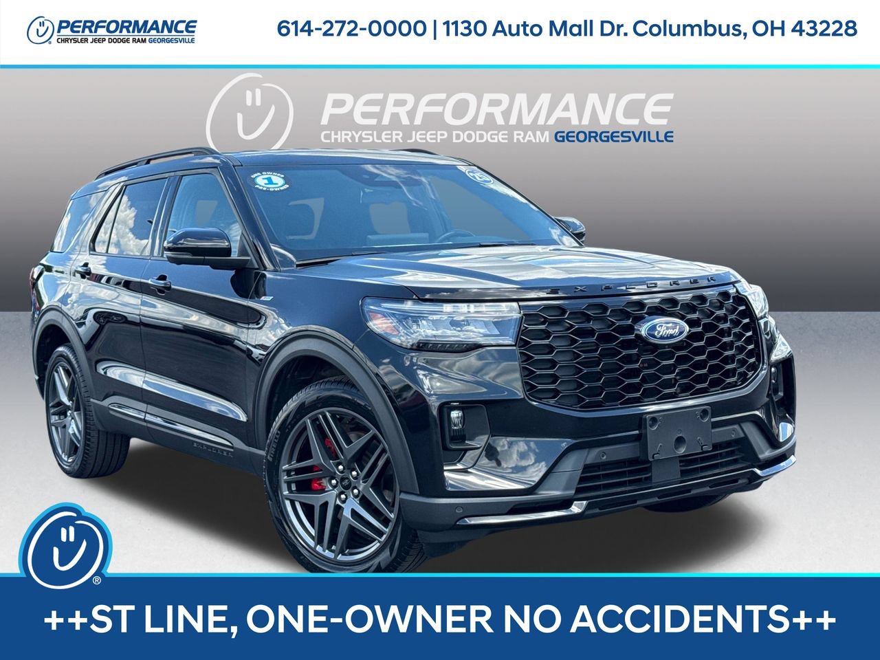 Used 2025 Ford Explorer ST-Line w/ ST-Line Street Pack AWD/4WD image 1