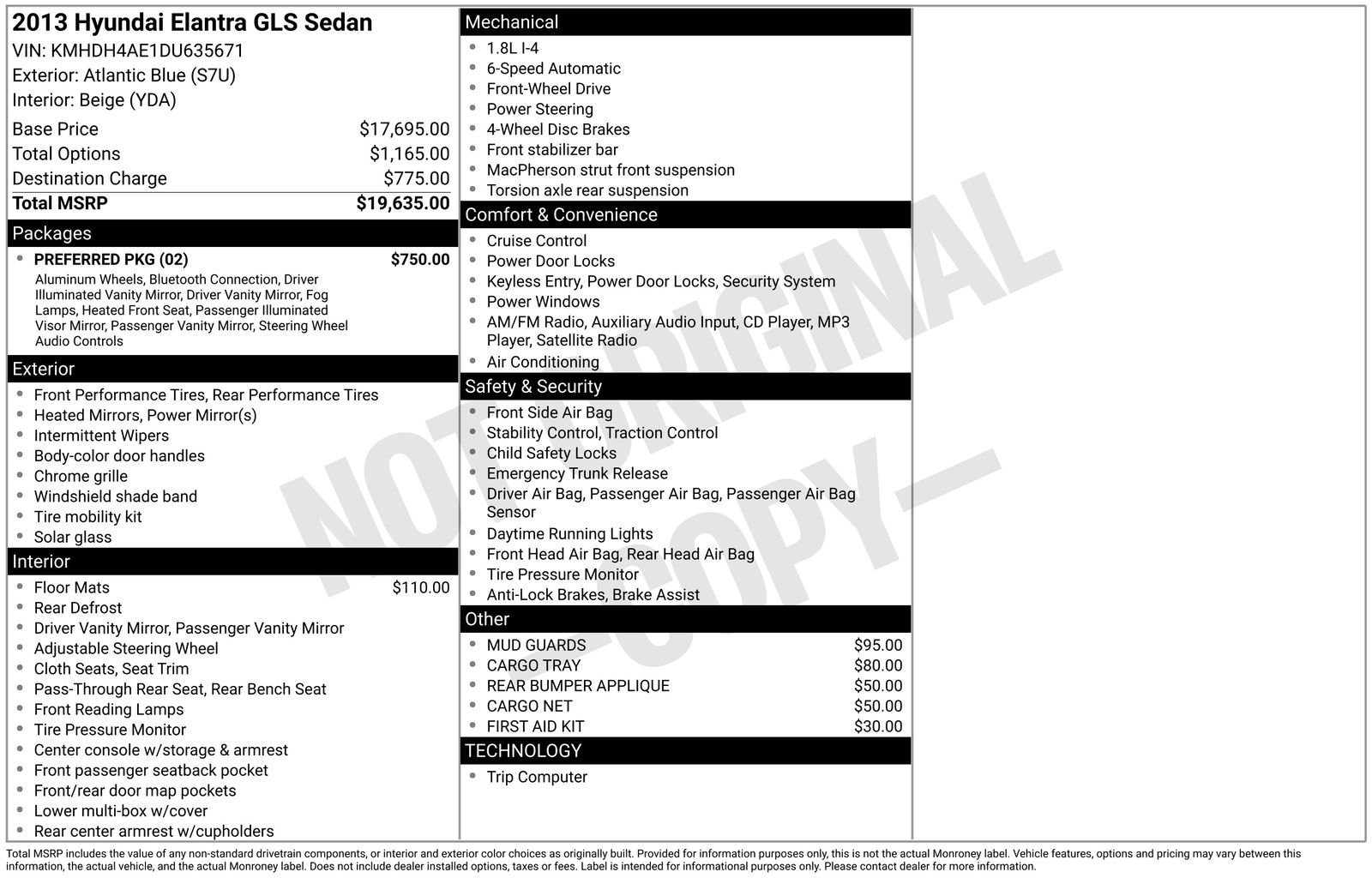 Used 2013 Hyundai Elantra GLS w/ Preferred Pkg image 23