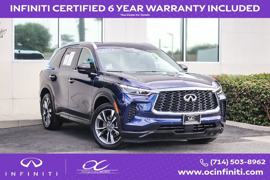 Certified 2023 INFINITI QX60 Luxe w/ Cargo Package FWD image 1