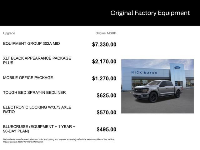 New 2026 Ford F150 XLT w/ Equipment Group 302A MID image 9