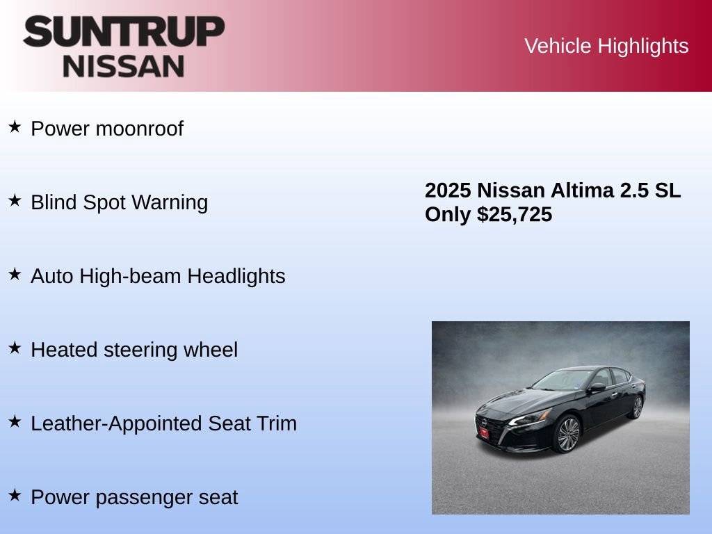 Used 2025 Nissan Altima 2.5 SL image 16