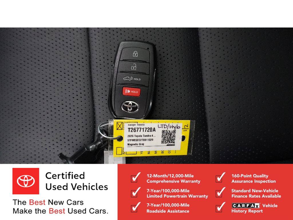 Certified 2026 Toyota Tundra Platinum w/ TRD Off-Road Package AWD/4WD image 31