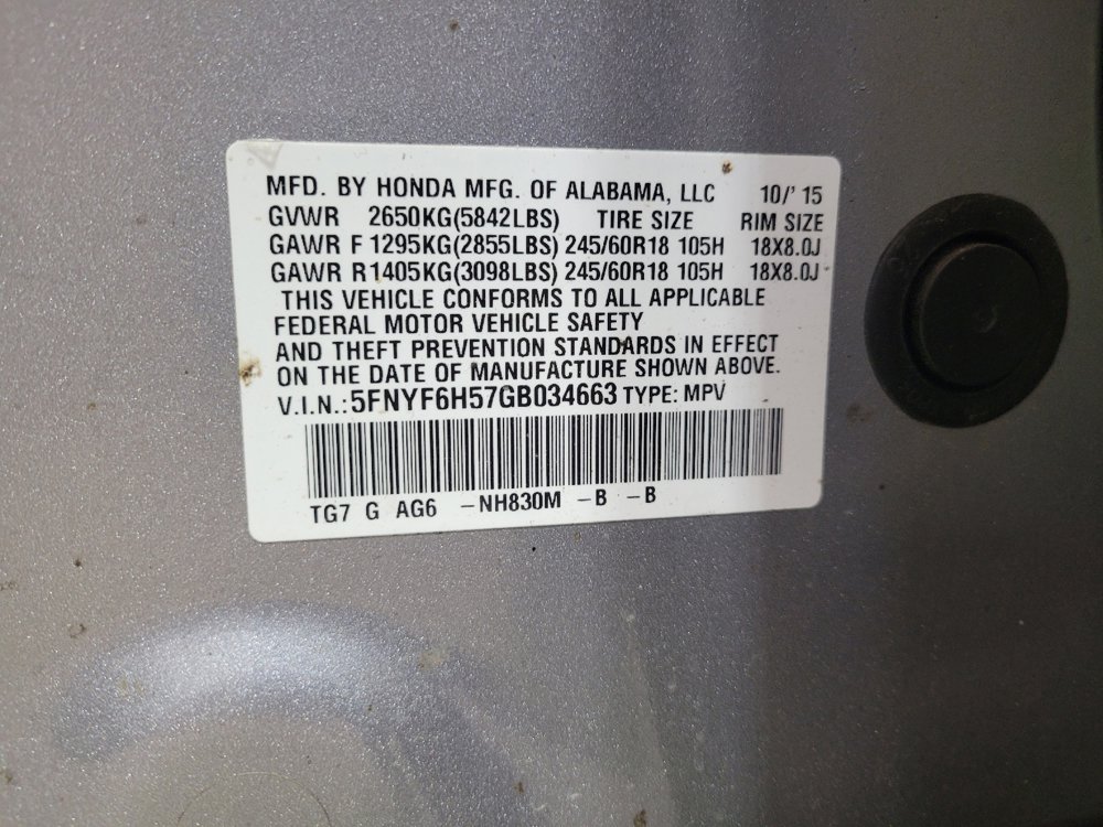 Used 2016 Honda Pilot EX-L image 33