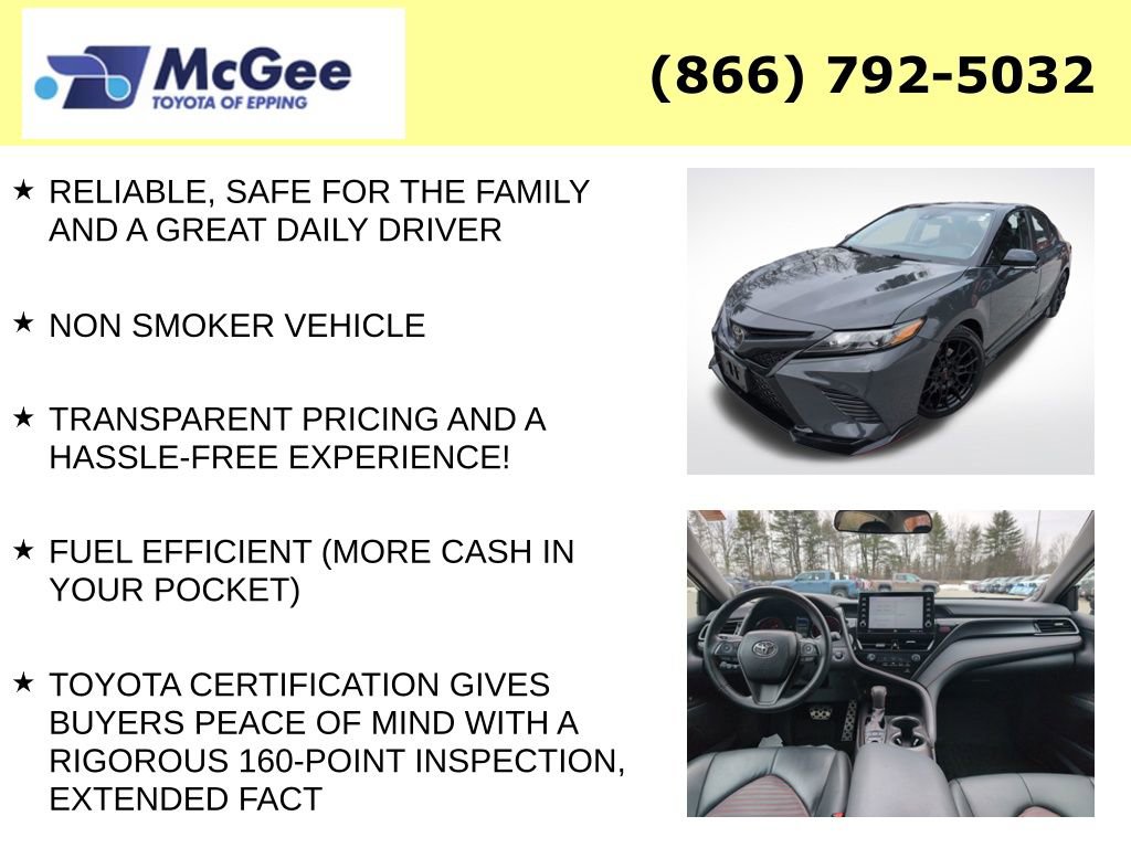Used 2024 Toyota Camry TRD w/ TRD Package w/JBL Audio image 8