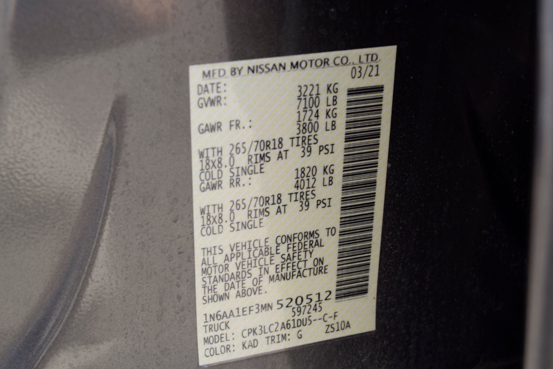 Used 2021 Nissan Titan SV w/ SV Convenience Package RWD image 26