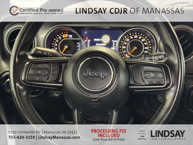Certified 2021 Jeep Wrangler Unlimited Sport w/ Sun And Sound Package AWD/4WD image 19