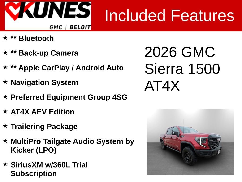New 2026 GMC Sierra 1500 AT4X w/ AT4X AEV Edition image 2