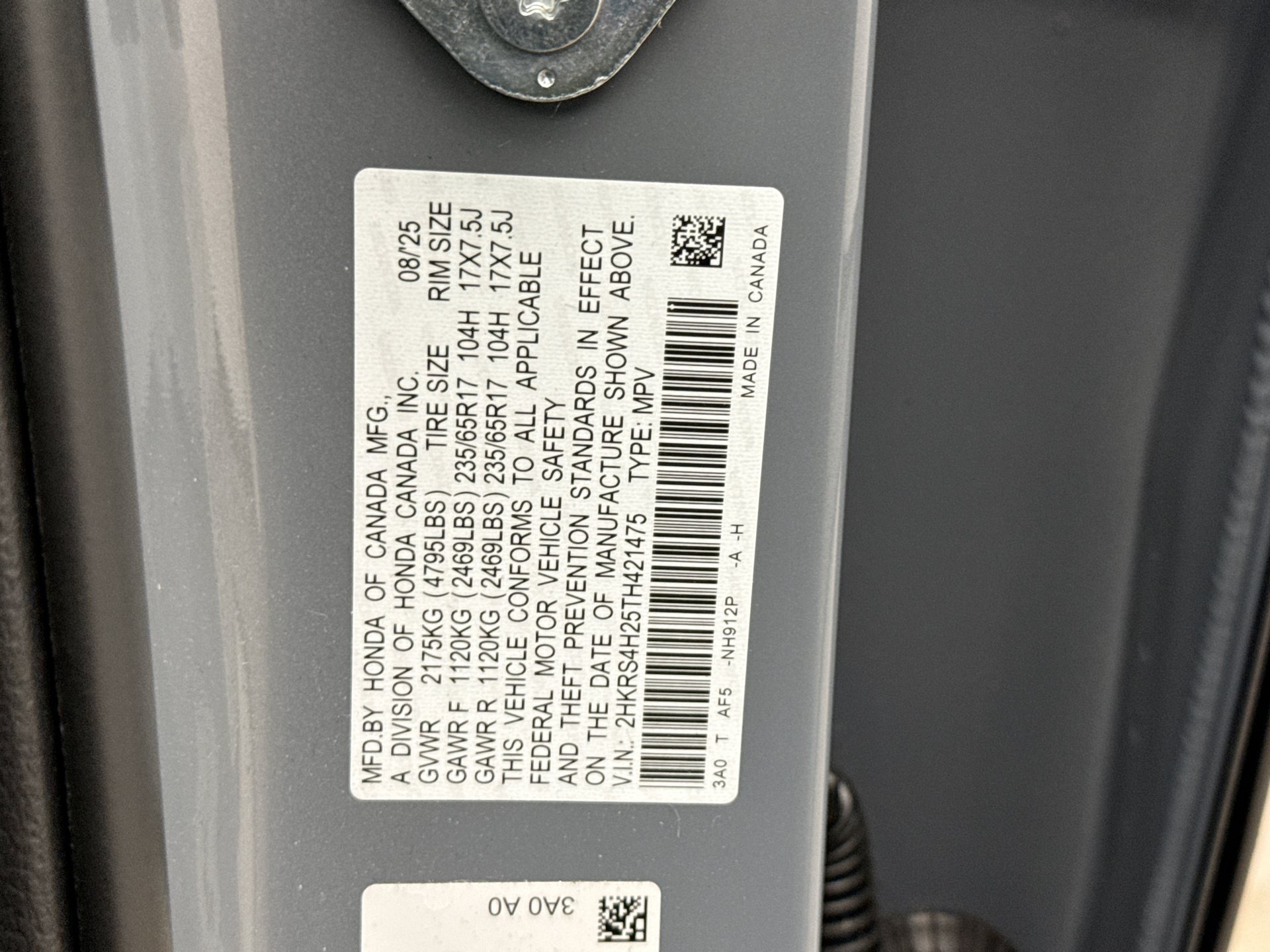 Used 2026 Honda CR-V LX image 24