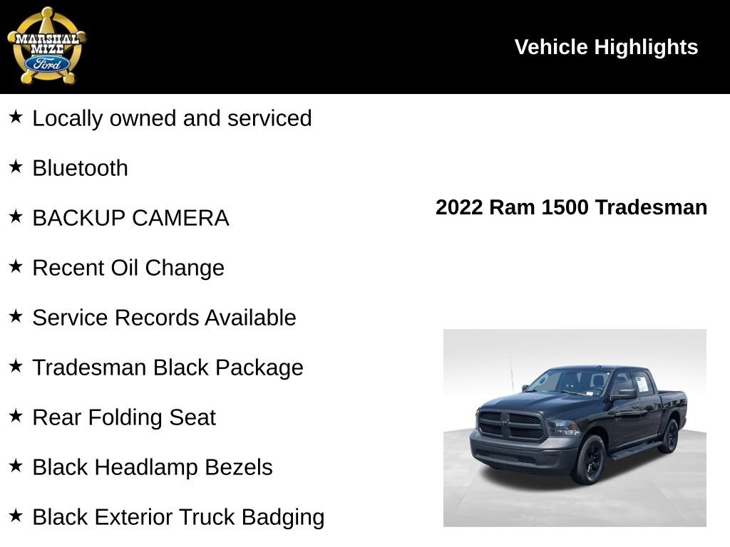 Used 2022 RAM 1500 Tradesman w/ Popular Equipment Group AWD/4WD image 2