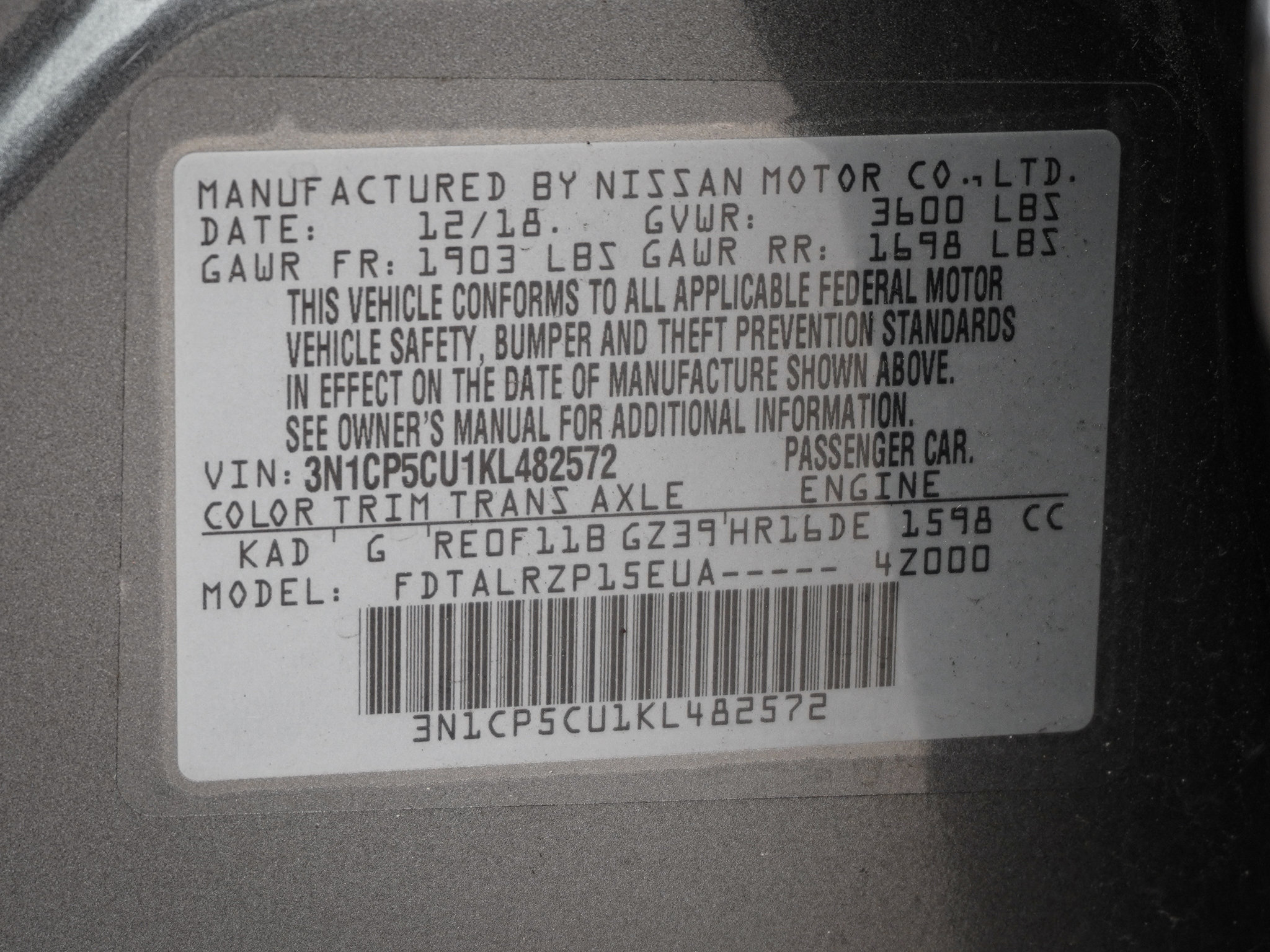 Used 2019 Nissan Kicks S image 34