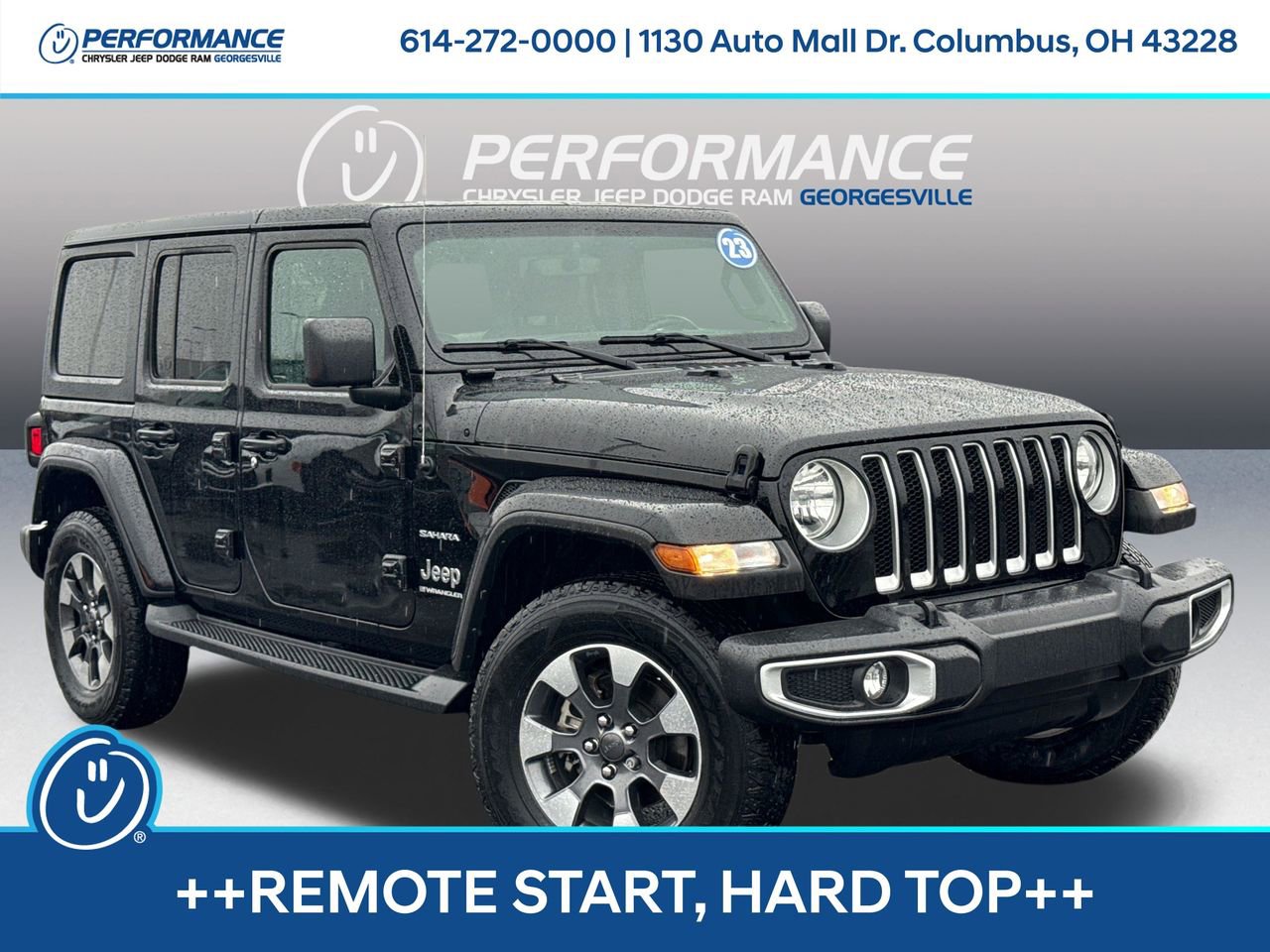 Used 2023 Jeep Wrangler Sahara w/ Cold Weather Group image 1