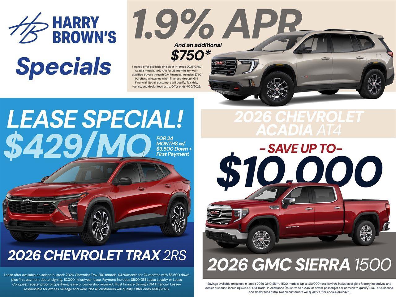 New 2026 GMC Acadia Elevation w/ Elevation Premium Package AWD/4WD image 3