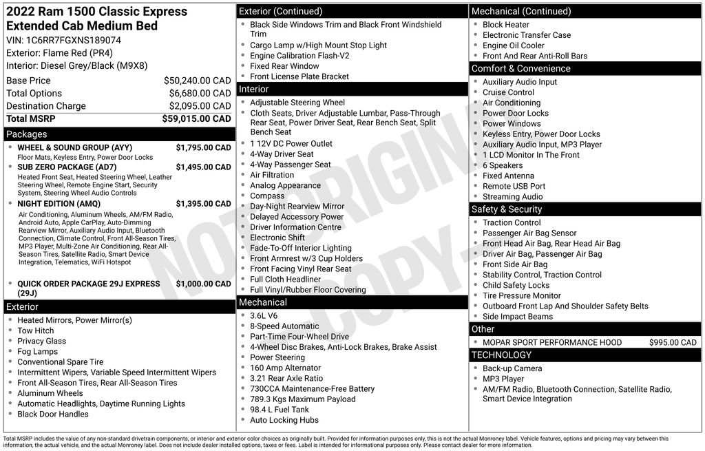 Used 2022 RAM 1500 Express w/ Wheel & Sound Group AWD/4WD image 40