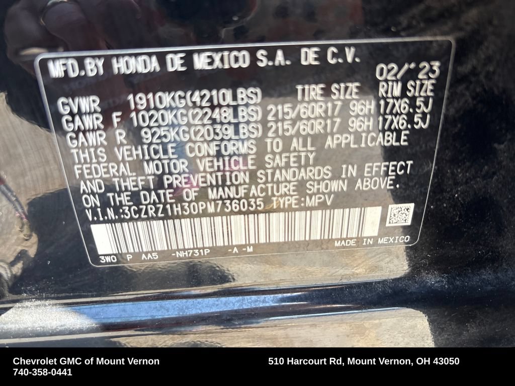 Used 2023 Honda HR-V LX image 30
