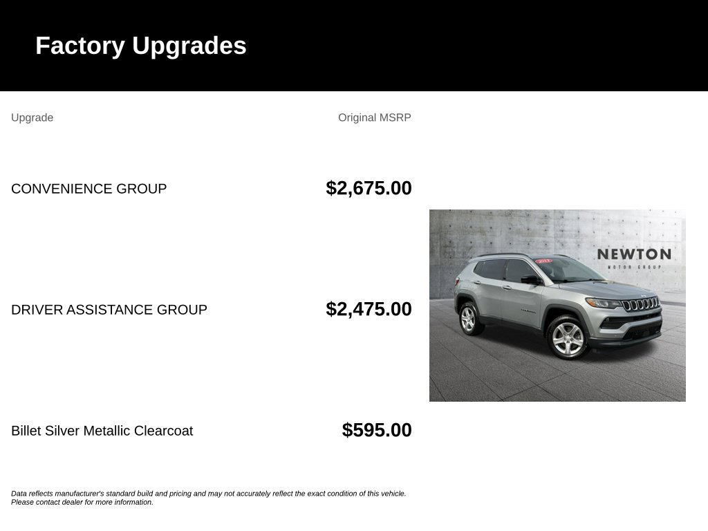 Used 2023 Jeep Compass Latitude w/ Convenience Group AWD/4WD image 8
