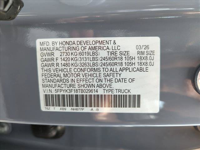 Used 2026 Honda Ridgeline Sport image 17