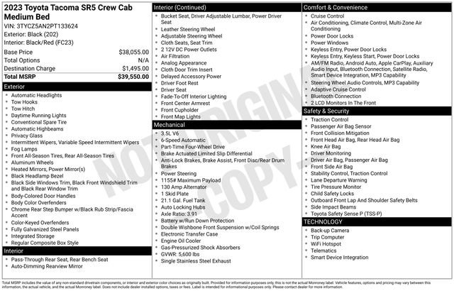 Certified 2023 Toyota Tacoma SR5 image 32