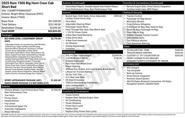 Used 2025 RAM 1500 Big Horn AWD/4WD image 37