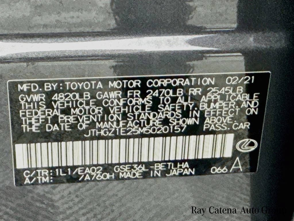 Certified 2021 Lexus IS 350 F Sport AWD/4WD image 33