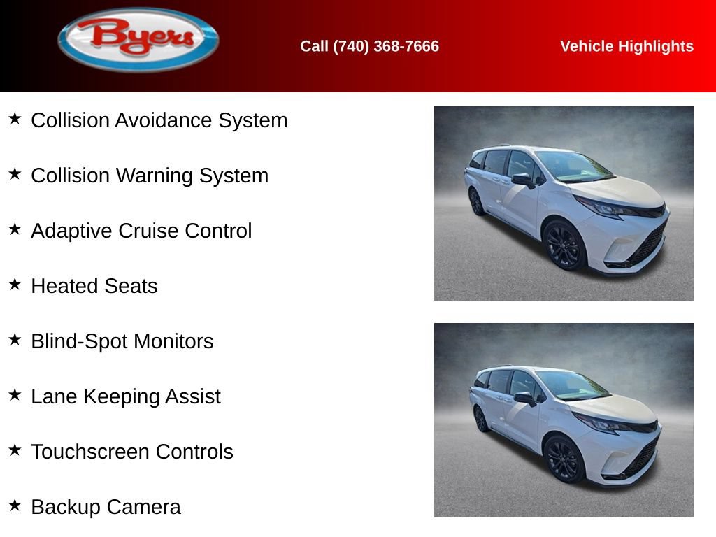 Used 2025 Toyota Sienna XSE FWD image 11