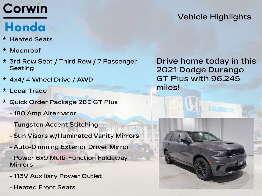 Used 2021 Dodge Durango GT AWD/4WD image 7