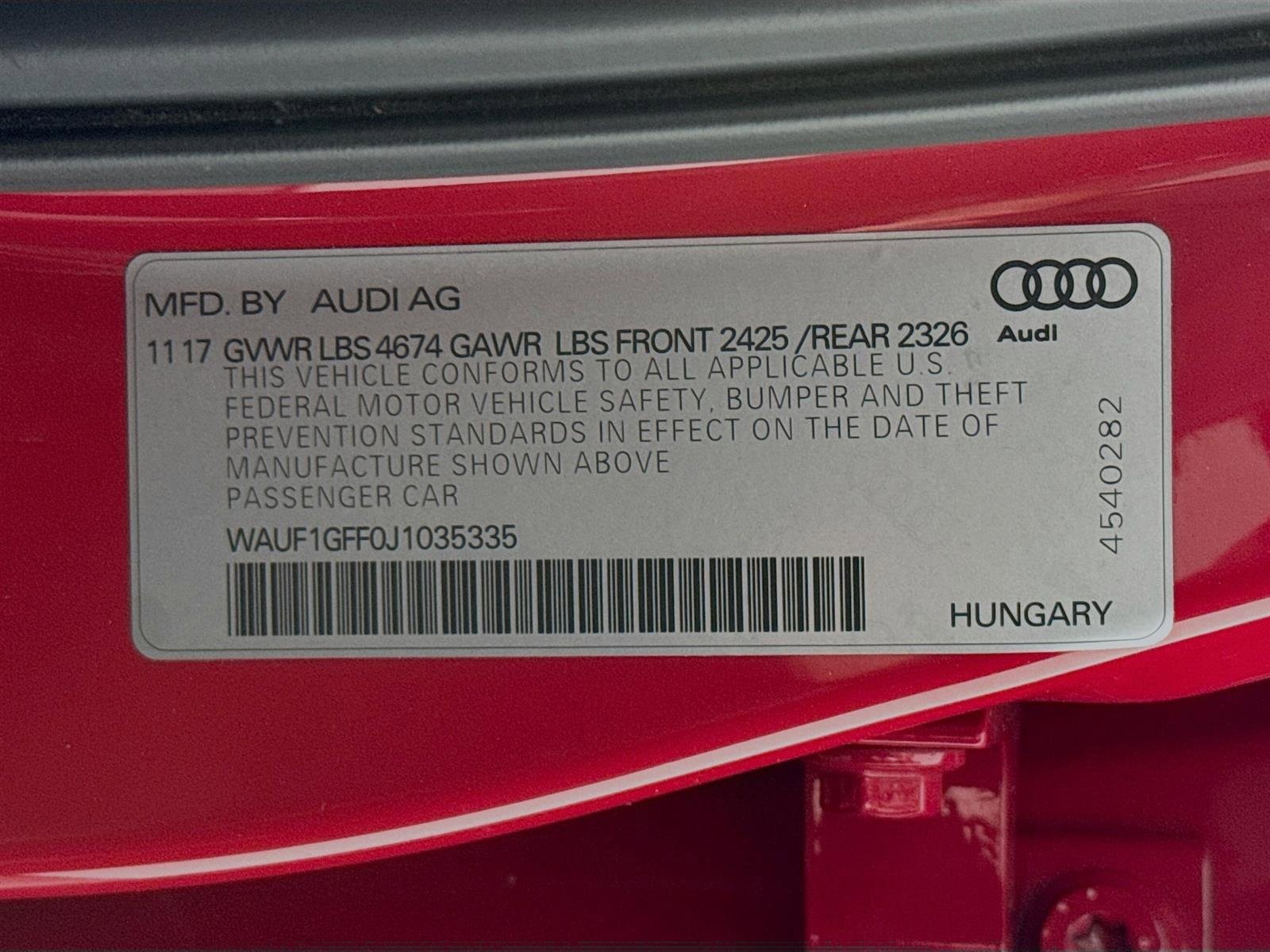 Used 2018 Audi S3 Prestige w/ Prestige Package image 34