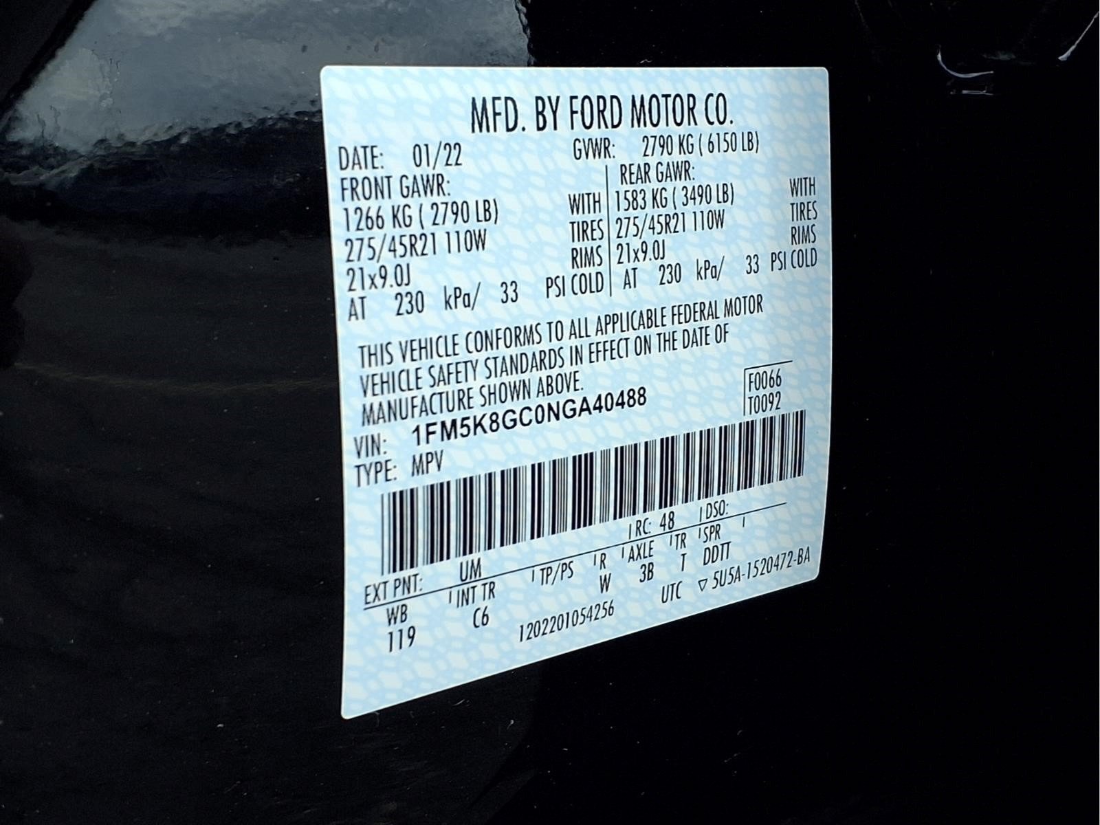 Used 2022 Ford Explorer ST w/ Equipment Group 401A AWD/4WD image 25