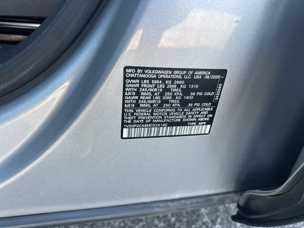 Used 2021 Volkswagen Atlas S AWD/4WD image 30