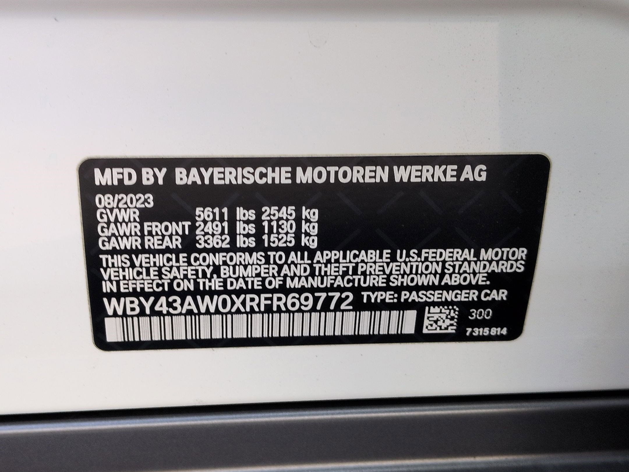 Certified 2024 BMW i4 eDrive35 w/ Convenience Package RWD image 32